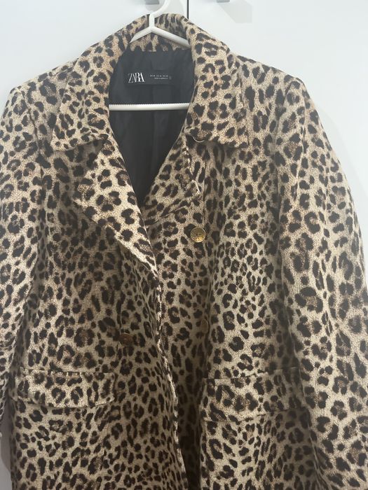 Casaco padrão leopardo Zara
