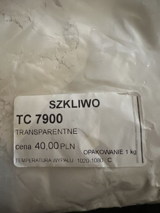Szkliwo 1kg transparentne