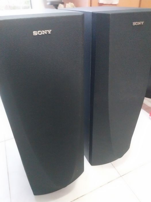 Colunas tres vias sony impecaveis