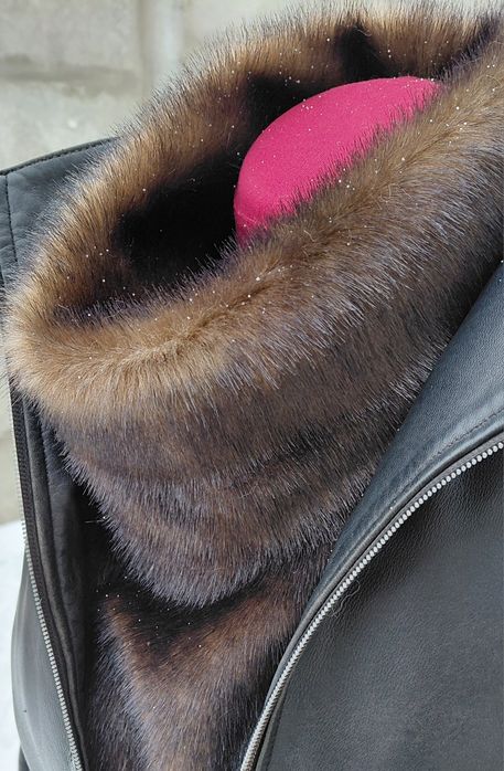 Манішка  коричнева довговорсова еко-норка