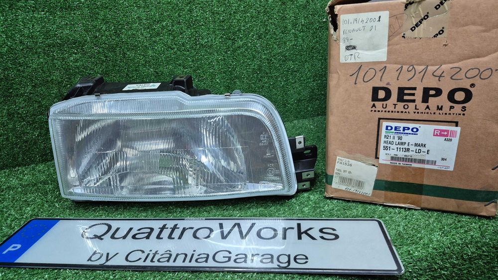 Otica Farol Direito Renault 21 1989 a 1994 551-1113R-LD-E NOVO