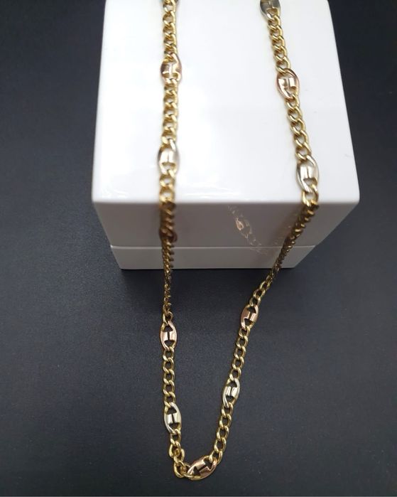 Złoty Łańcuszek ładny Splot