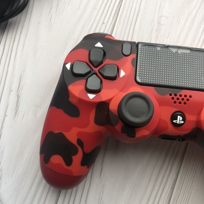 Джойстик на ps 4 оптом, красный еомуфляжный геймпад для playstation