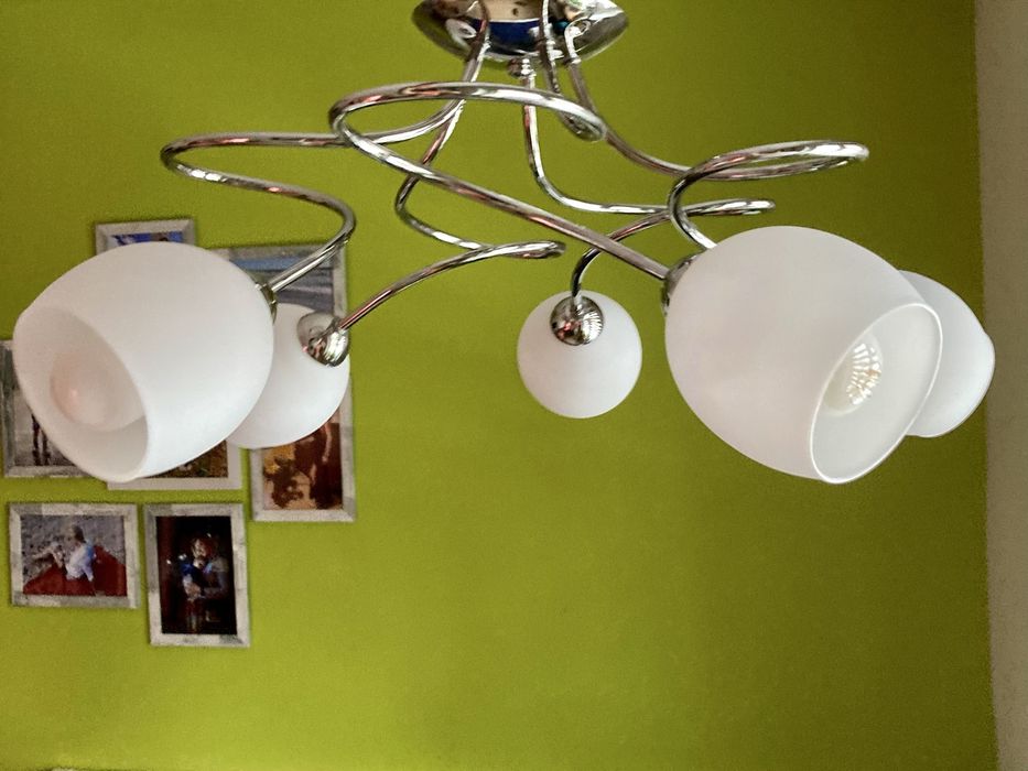 Lampa sufitowa na 5 zarowek E14