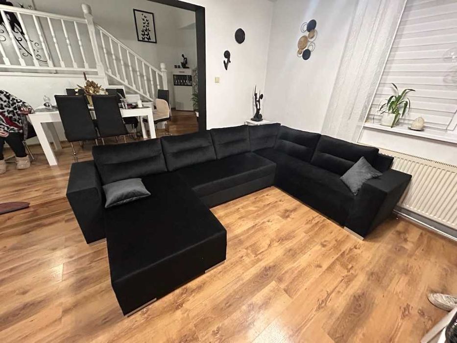 Narożnik Rogówka LARS rozkładany obustronny montaż funkcja spania