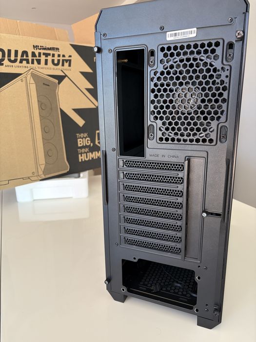 Caixa ATX Nox Hummer Quantum RGB Full Tempered Glass Preta