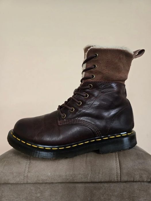Buty Dr. Martens rozm. 40 skórzane glany ocieplane y2k retro vintage