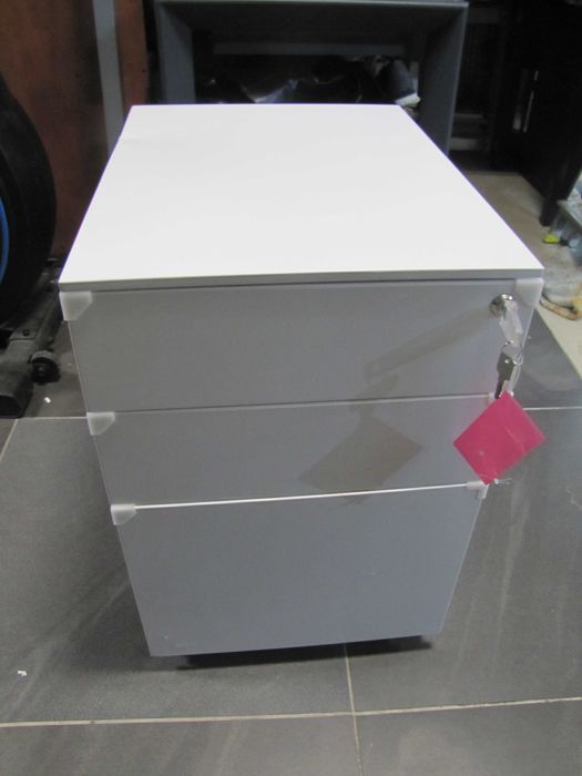 Szafka na dokumenty mobilna zamykana Songmics metalowa OFC60