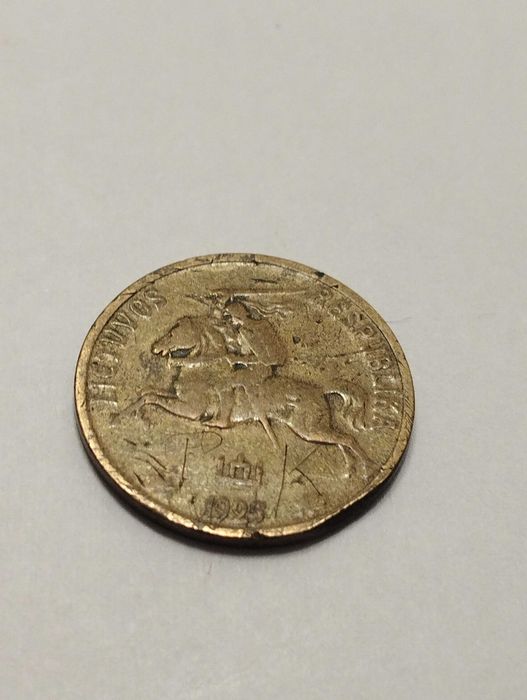 Sprzedam monetę Litwa 5 centów 1925r.