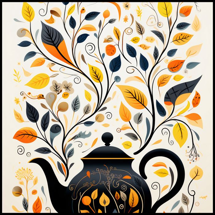 Plakat 100x100cm Jesienna Melodia