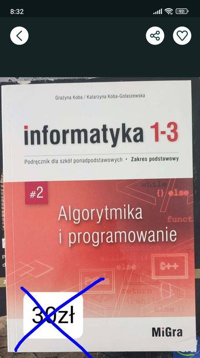 Informatyka 1-3 zakres podstawowy