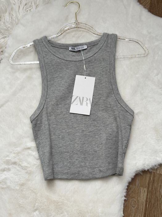 Майка в рубчик топ zara S жіночий