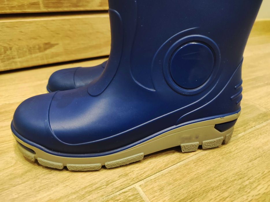 Kalosze dziecięce polskiej firmy Muflon ze ściągaczem, roz. 29 30