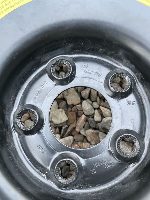 Mercedes koło zapasowe dojazdowe  cls w219 w211 w212 Nówka