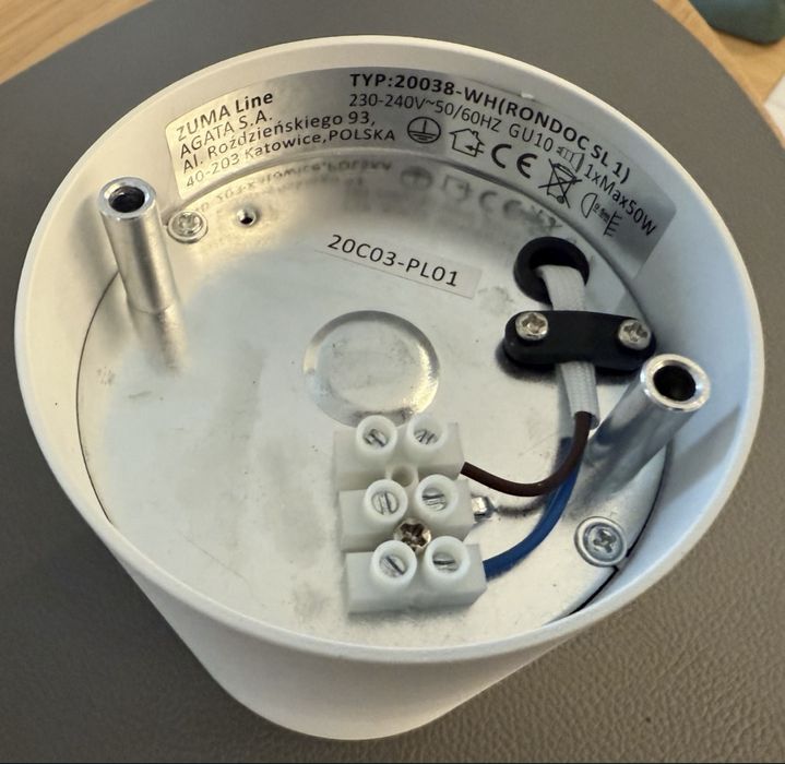 NOWE 3x SPOT TUBA – RONDOC SL 1 - Zuma Line - GRATIS … spot, 4xGU10