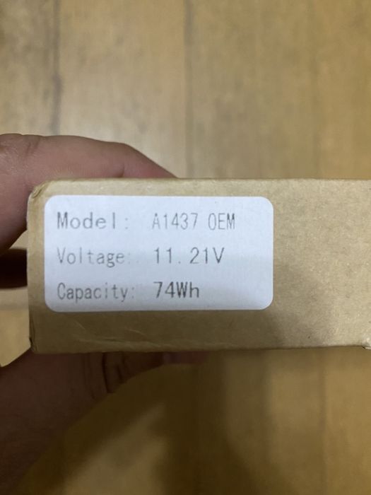 Bateria Macbook Pro A1437 A1425 Nova