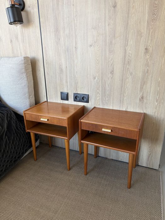 Komody tekowe mid century lata 50-60 szafki