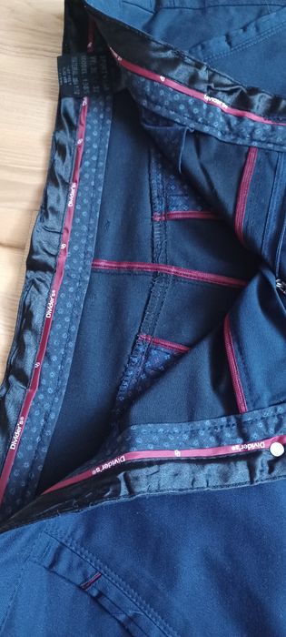 Spodnie meskie granatowe eleganckie Diverse r XL