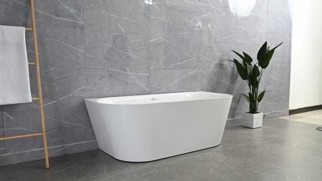 BRAIDER Wanna Wolnostojąca Przyścienna RESTIA SLIM 170x80 cm Biała