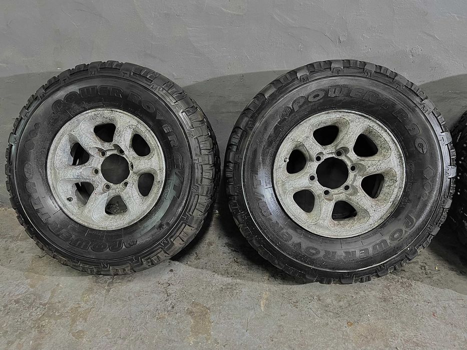 Jantes ORIGINAIS Mitsubishi / ENKEI - 6x139.7 c/ Pneus