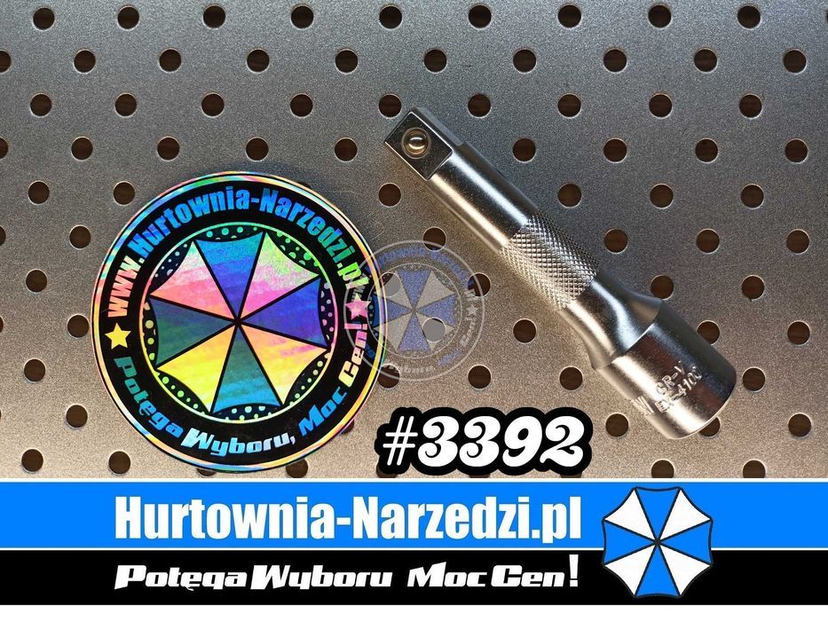 Przedłużka 1/2" 100mm Cr-V przedłużka do kluczy przedłużka 100mm