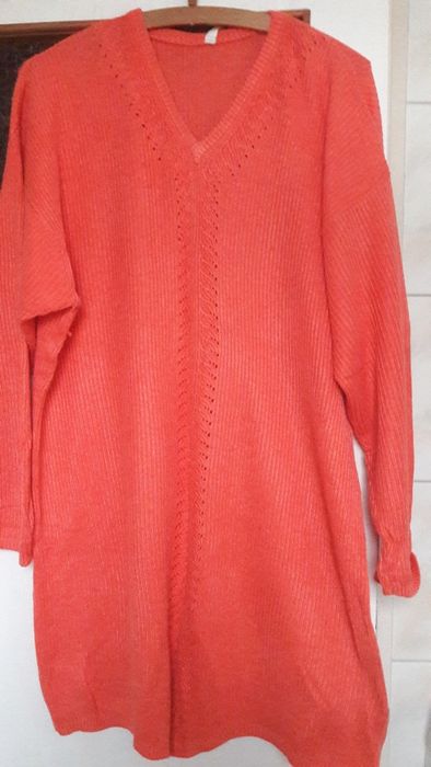 Dłuższy sweter damski rozm. XXXL/46