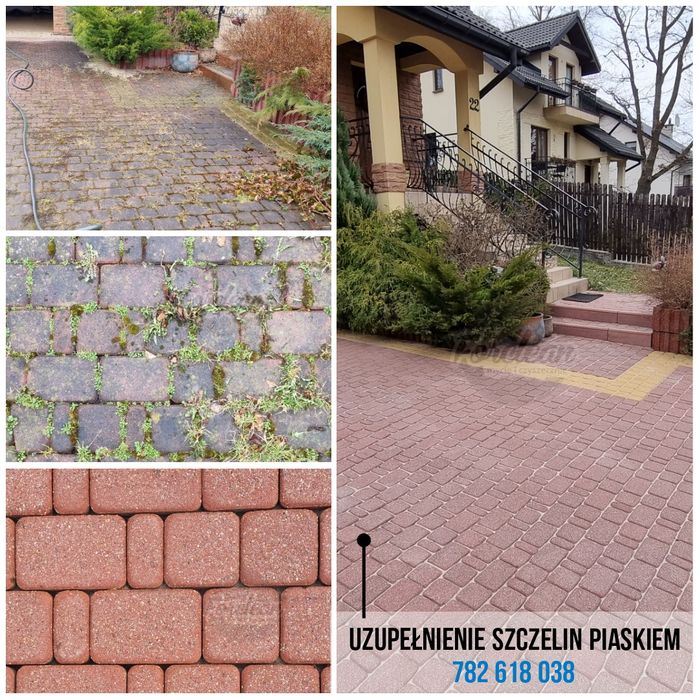 Mycie kostki - elewacji impregnacja