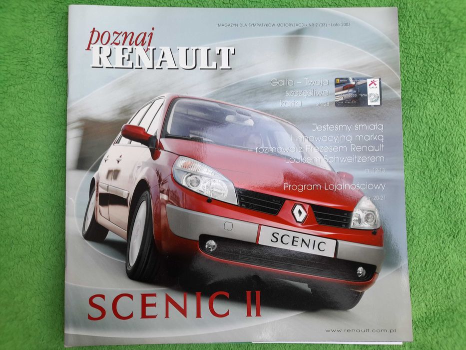 Renault Scenic II Megane Cabrio Kangoo Trafic Formuła 1