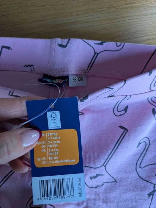 Legginsy 98/104 nowe