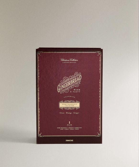 Conjunto De Cofre De Presente GINGERBREAD (Conj. De 3) Zara Home NOVO