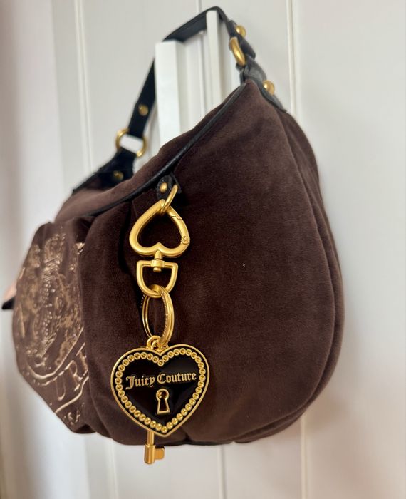 Czekoladowa torebka Juicy Couture Hobo Bag Nowa