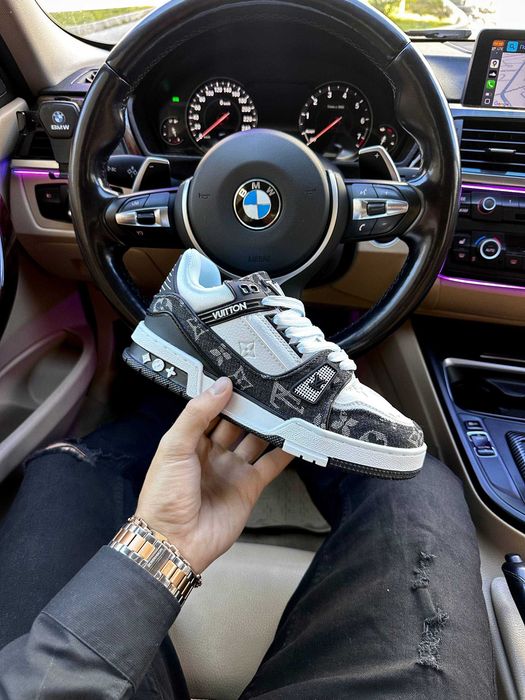 Кросівки Louis Vuitton Trainer Sneaker Black Кроссовки Луи Витон  36 - 45