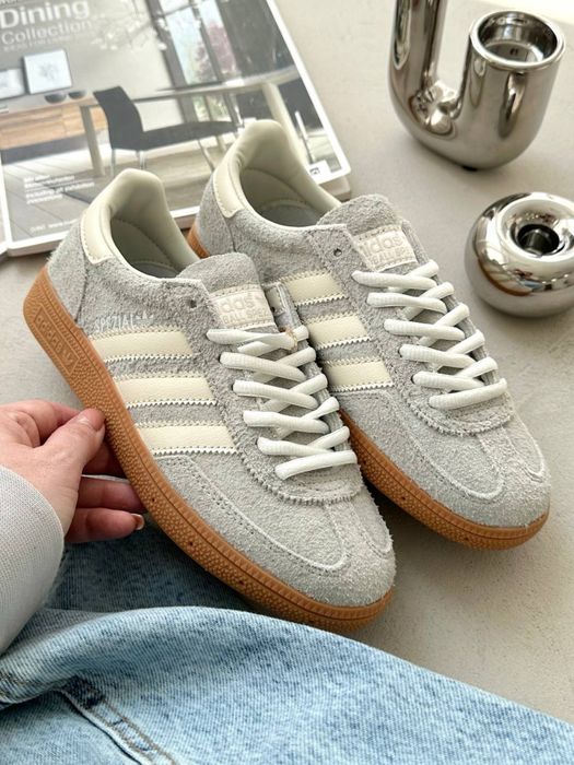 Жіночі кросівки Adidas Spezial Wonder Silver Gum адідас спешл сірі