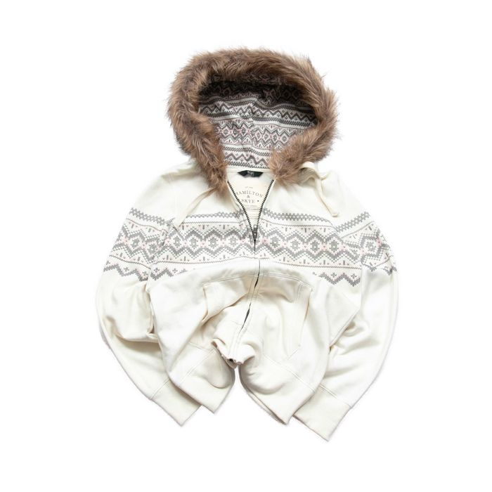 Y2k Faux Fur hoodie zip bluza rozpinana z futerkiem 36eu/S damska