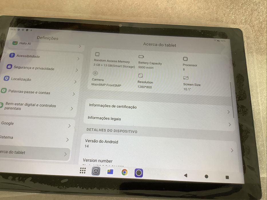 Tablet de 10.1 para crianca