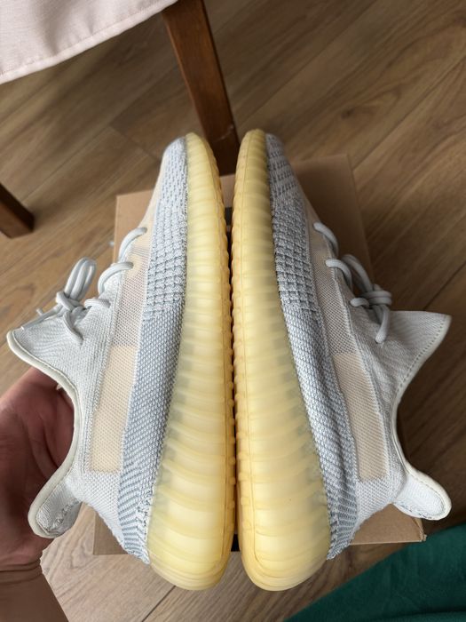 Adidas Yeezy Boost 350 V2 Cloud White buty sneakersy jasne 48 2/3
