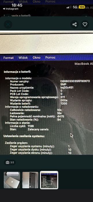 MacBook Air 13" 2017 | Zestaw z klawiaturą Bluetooth | Okazja