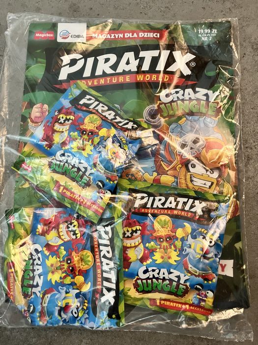 Gazetka magazyn Piratix Adventure World nr 7 + 3 saszetki