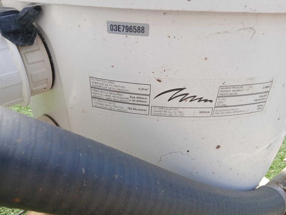 Bomba, Filtro areia e Skimmer