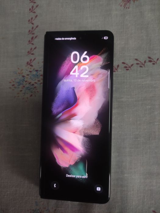 Samsung z fold 3 5g  com capa