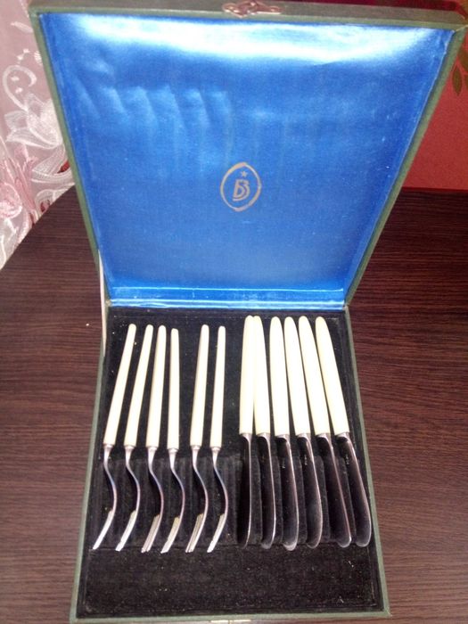 Набор мельхиоровый булат-СССР