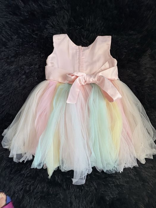 Sukienka tęczowa dla dziewczynki