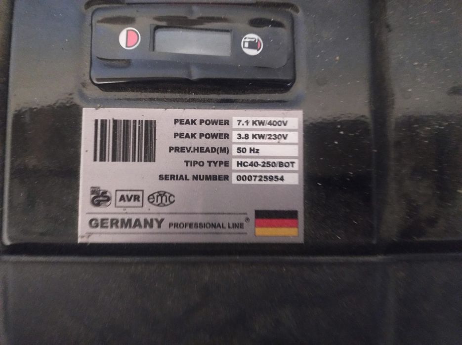 Agregat prądotwórczy 230V 400V 7,1kW