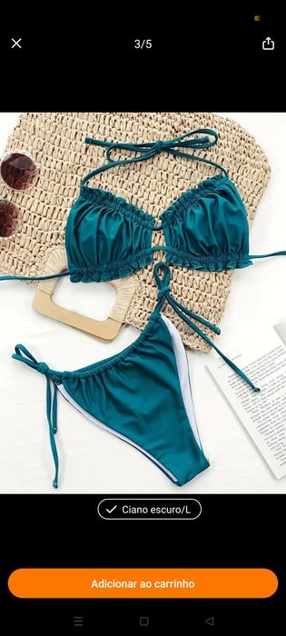 Bikini turquesa escuro