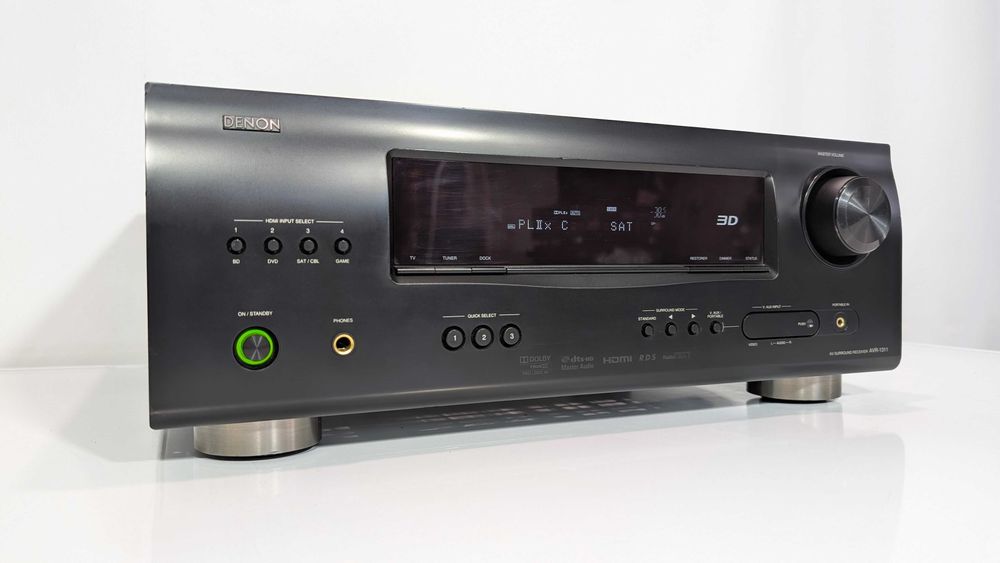 5.1 Ресивер Denon AVR-1311, має 110 Вт/канал/HDMI/ЦАП/Full HD/3D/Dolby
