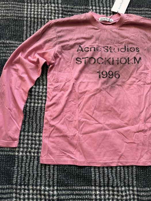 koszulka różowa Acne Studios