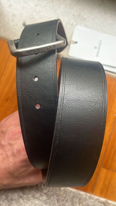 Cinto Preto Homem Springfield NOVO