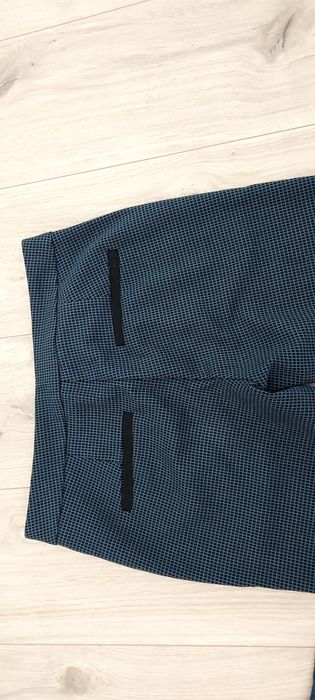 Spodnie eleganckie granatowe cygaretki  S 36