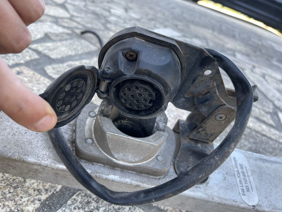 Difusor pack M com travessa e ficha para reboque bmw e46
