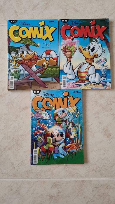 Livros Comix 87, 88 e 89